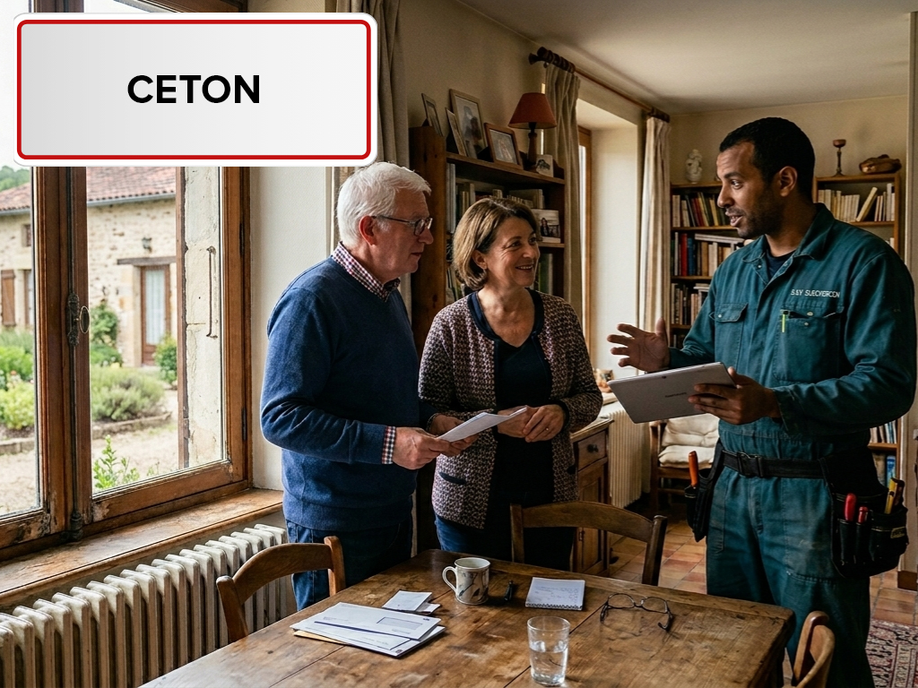 Installation de pompe à chaleur à Ceton (61260) dans l'Orne