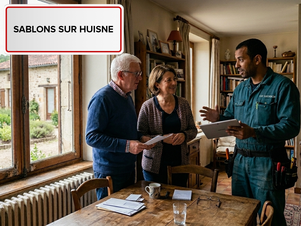Installation de pompe à chaleur à Sablons sur Huisne (61110) dans l'Orne